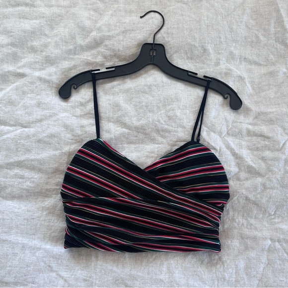 House of Harlow 1960 X Revolve Tania Pants and Arnound Top in Noir Stripe - Picture 9 of 15